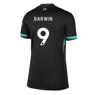 Fotbalové Dres Liverpool Darwin Nunez #9 Dámské Venkovní 2024-25 Krátký Rukáv Fotbalové Dres Liverpool Darwin Nunez #9 Dámské Venkovní 2024-25 Krátký Rukáv